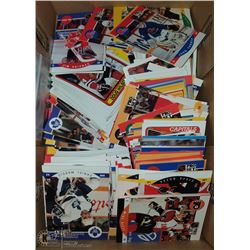 BOX OF VINTAGE HOCKEY CARDS. INCLUDES ROOKIE CARD