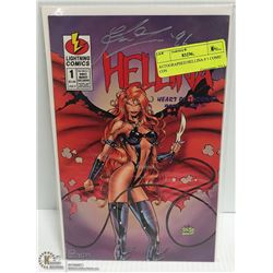 AUTOGRAPHED HELLINA # 1 COMIC CON
