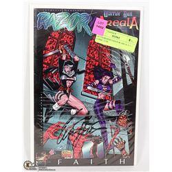 AUTOGRAPHED RAZOR AREALA # 1 COMIC CON