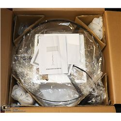 PENDANT LIGHT CRYSTAL-FROSTED GLASS PANEL