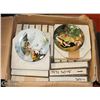 Image 1 : BOX- BRADFORD EXCHANGE & MORE COLLECTOR PLATES X20