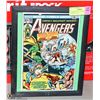 Image 1 : AVENGERS COLLECTOR COMIC, FRAMED. #108