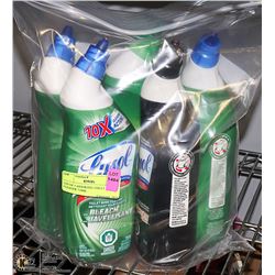 LOT OF 5 ASSORTED TOILET BOWL CLEANER 710ML