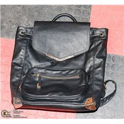 BLACK AND GOLD BACKPACK