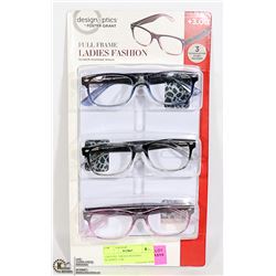 LDS FOST. GRANT READING GLASSES +3.00