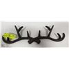 Image 1 : CAST IRON CROSSED ANTLERS WALL DECO