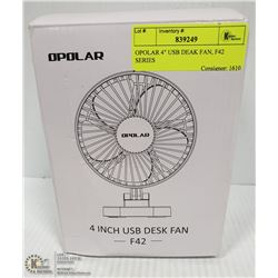 OPOLAR 4" USB DESK FAN, F42 SERIES