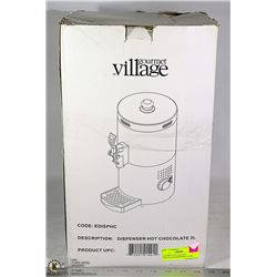 GOURMET VILLAGE HOT CHOCOLATE DISPENSER 3 LITRE