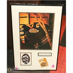 JOHN BUCYK FRAMED BOSTON BRUINS HOCKEY PICTURE