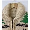 Image 2 : Cowichan Indian Wool Sweater Jacket Elk Forest