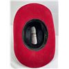 Image 4 : Red Chris Eddy Cowboy Hat Size 7 1/8 Made in USA