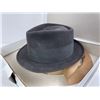 Image 1 : Royal Stetson Whippet Fedora Hat Size 7 w/ Box