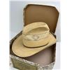 Image 1 : Bailey U-Rollit Straw Cowboy Hat in Box Size 7 1/2