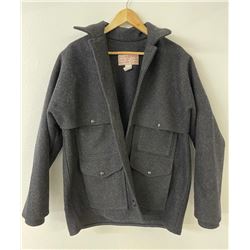 Filson Mackinaw Black Wool Cruiser Coat USA Sz 40