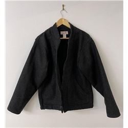 Filson USA Black Wool Field Jacket Coat Size M