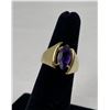 Image 1 : Russian Amethyst 14k Yellow Gold Ring 5.01 Grams
