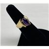 Image 2 : Russian Amethyst 14k Yellow Gold Ring 5.01 Grams