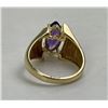 Image 5 : Russian Amethyst 14k Yellow Gold Ring 5.01 Grams