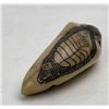 Image 7 : Eskimo Scrimshaw Fossilized Whale Tooth Necklace