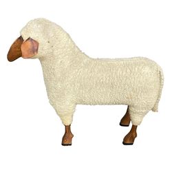 Francois Xavier Lalanne Teak Wool Interior Sheep