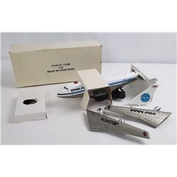 Pan Am N347SP Boeing 12â€ Desktop Plane Model NIB