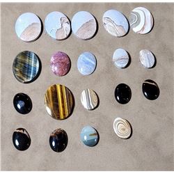 590 Carats of Various Gemstone Cabochons