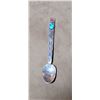 Image 1 : Navajo Sterling Silver Turquoise and Coral Spoon