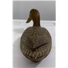 Image 4 : Turned Head Wood Duck Decoy Mallard Hen Signed