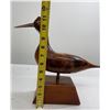 Image 7 : Folk Art Birds Eye Maple Shorebird Duck Decoy