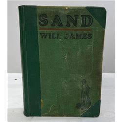Will James Book Sand 1929 1st Edition