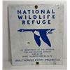 Image 1 : Montana National Wildlife Refuge No Hunting Sign