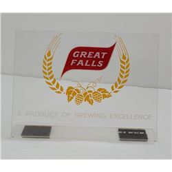 Great Falls Montana Brewing Counter Top Sign