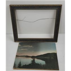 Antique Hand Tinted Sand Point Idaho Photo Himes