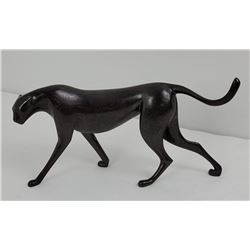 Loet Vanderveen Bronze Cheetah Signed