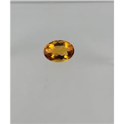 Beautiful 5.5 Carat Oval Cut Citrine Gemstone
