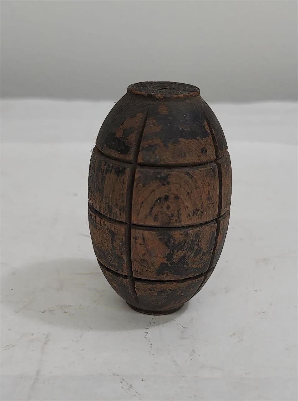 WW2 Wood Pineapple Training Grenade