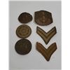 Image 1 : Lot of 6 WW1 Assorted US Army Rank Chevrons
