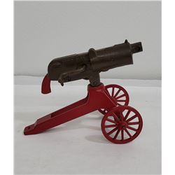 Anti Aircraft Machine Gun Toy Grey Iron Casting