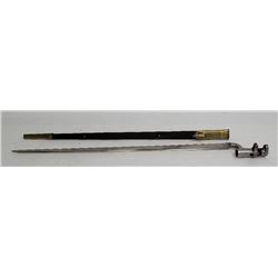 Martini Henry British P-1876 Bayonet w/ Scabbard