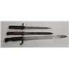 Image 8 : Lot of 3 German WW1 Bayonets