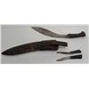 Image 6 : WW1 Indian Nepal Kukri with Paperwork