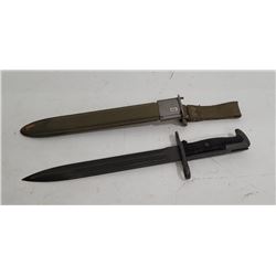 WW2 M1 Garand Bayonet w/ Scabbard