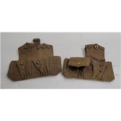 Pair of British Cartridge Pouches Enfield Post WW2