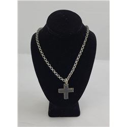 1960's Motorcycle Gang Club Cross Necklace