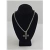 Image 1 : 1960's Motorcycle Gang Club Cross Necklace