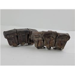 Pair of German WW2 Nazi K98 GEW Ammo Pouches