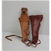 Image 2 : Pair of Reproduction WW1 Colt 1911 Pistol Holsters