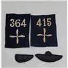 Image 1 : Two WW1 Bullion Wings + Two Air Squad Patches