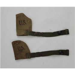 Lot of 2 WW2 M1 Carbine Garand Muzzle Covers