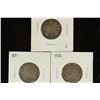 Image 1 : 1928, 1930 & 1936 CANADA SILVER 25 CENTS